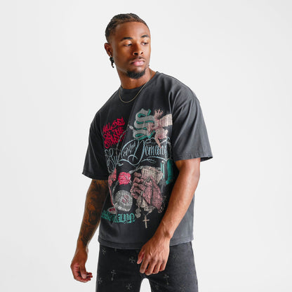 Men's Supply & Demand Motley Graphic T-Shirt - Black