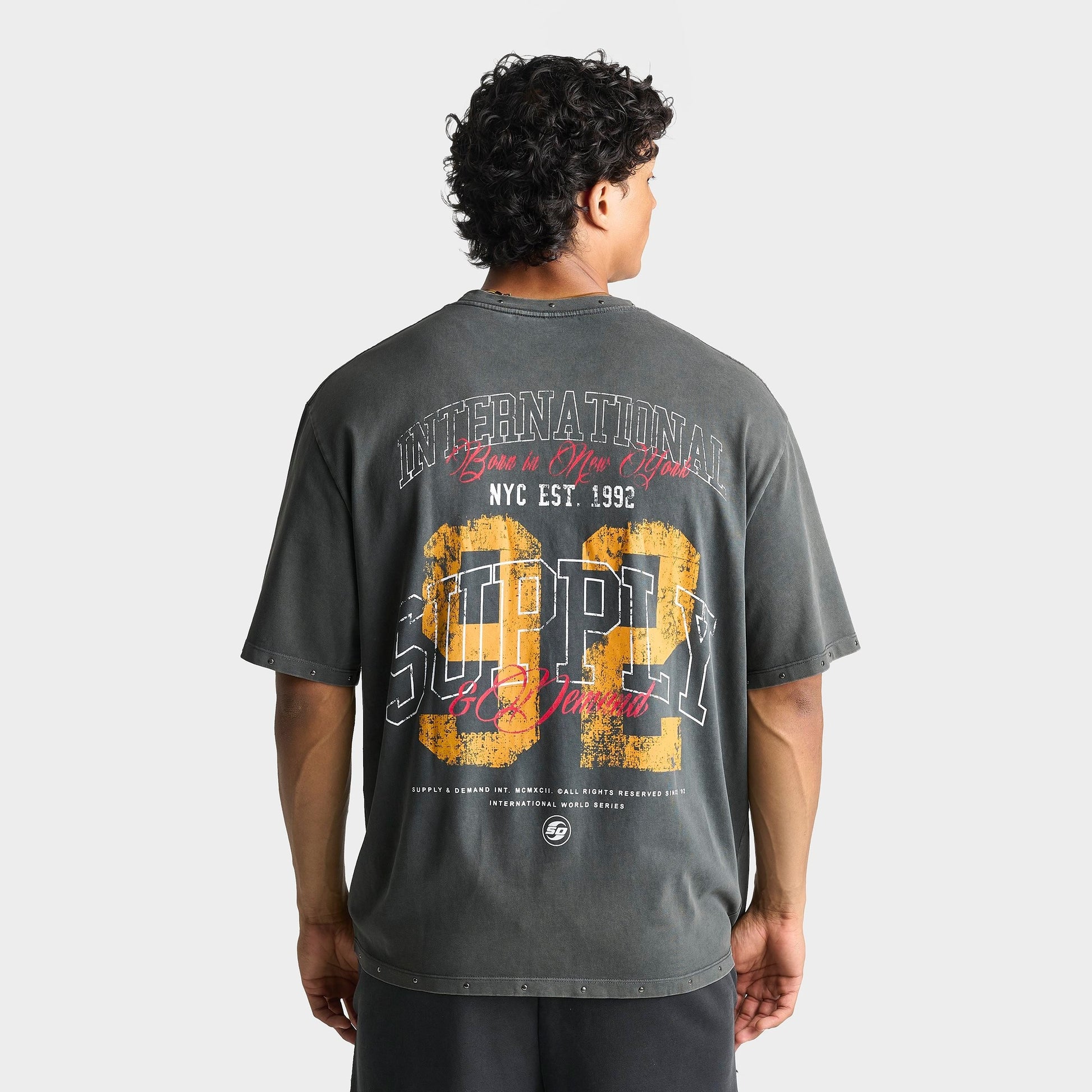 Men's Supply & Demand Transfer T-Shirt - Volcanic Ash