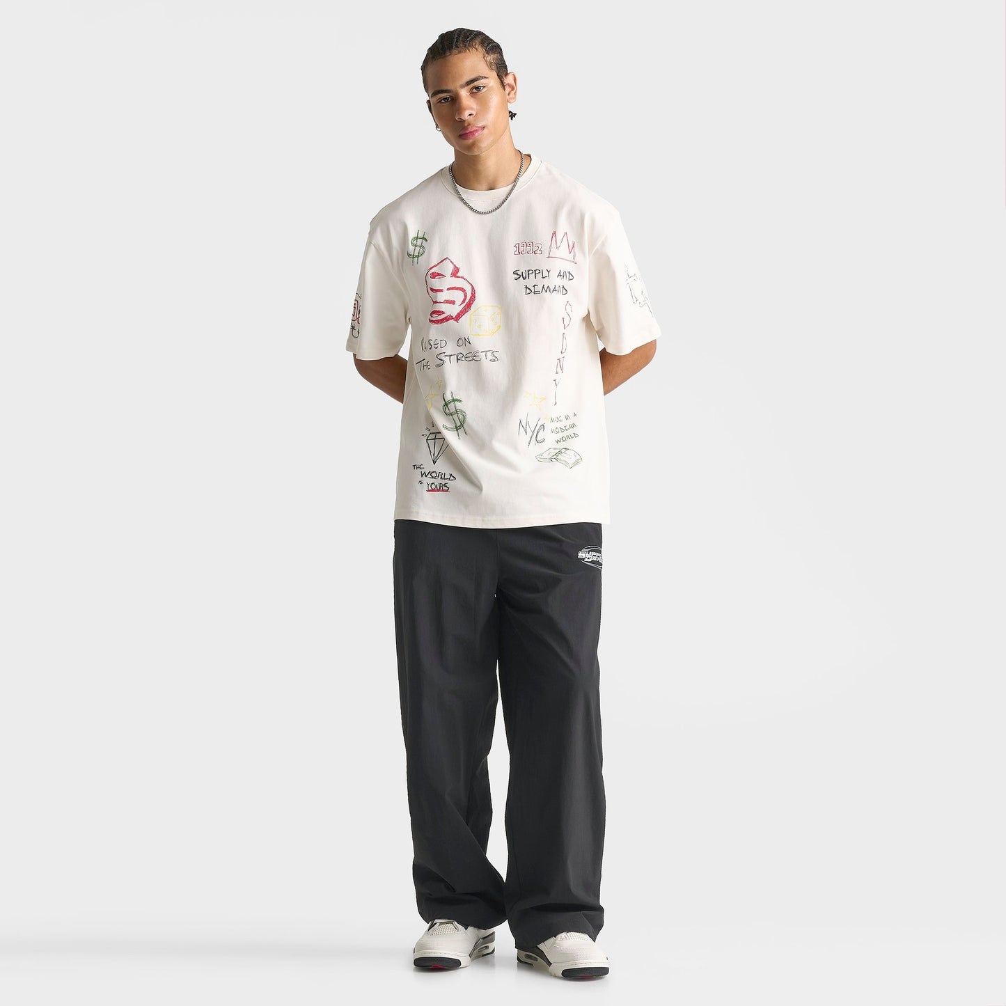 Men's Supply & Demand Scribe T-Shirt - Egret