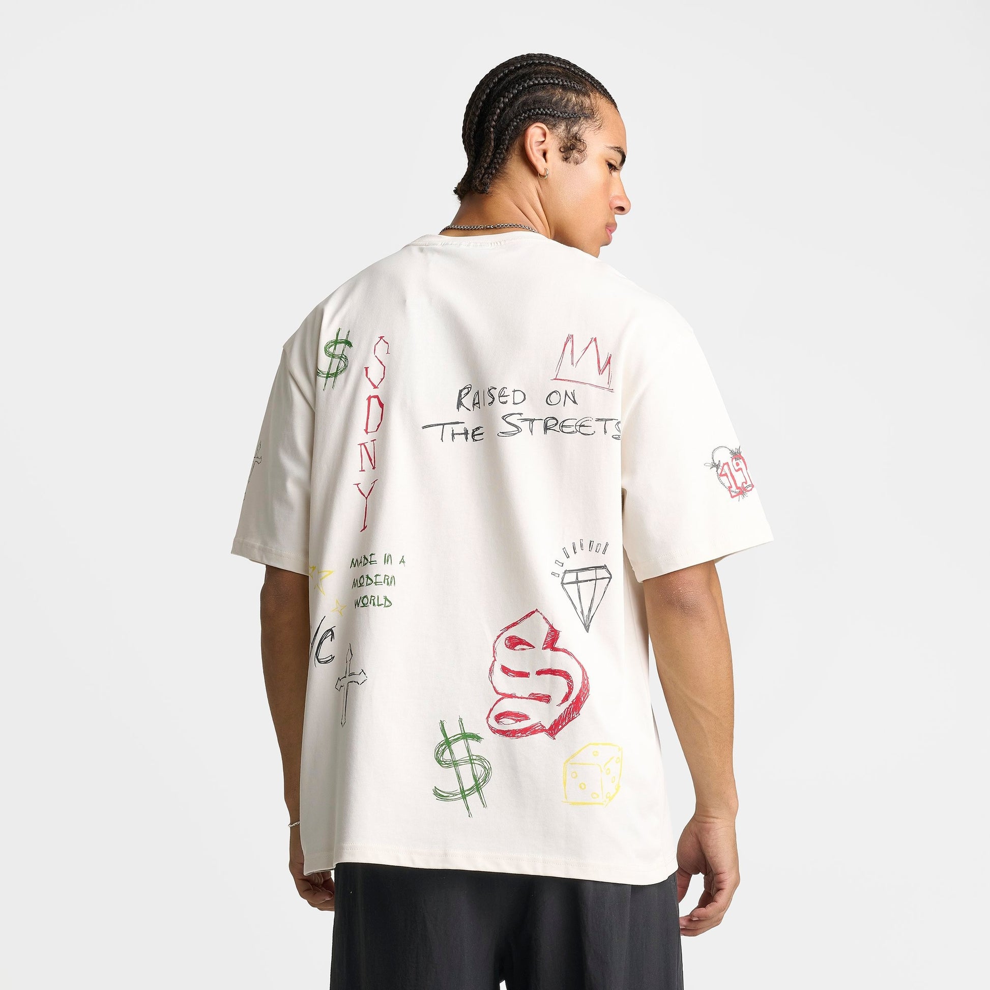 Men's Supply & Demand Scribe T-Shirt - Egret