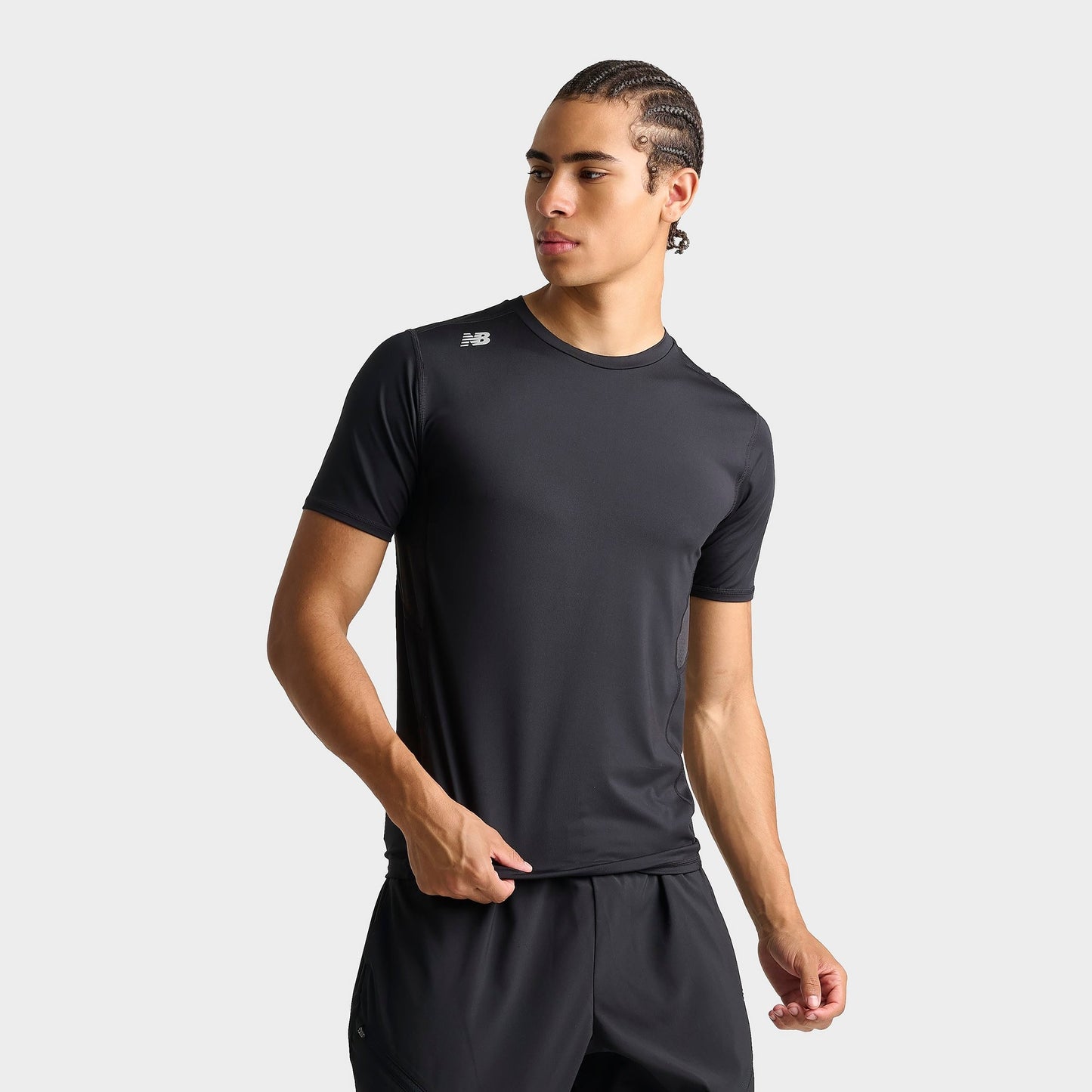 Men's New Balance Pace Compression Training T-Shirt - Team Black