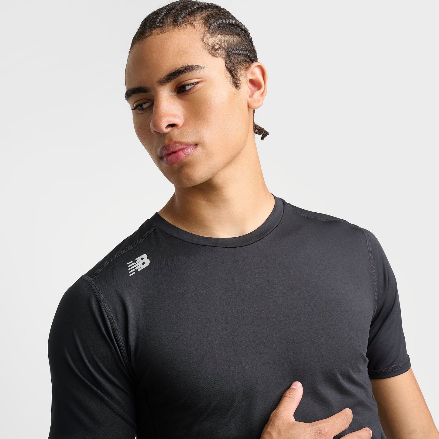 Men's New Balance Pace Compression Training T-Shirt - Team Black