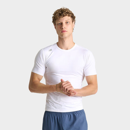 Men's New Balance Pace Compression Training T-Shirt - White