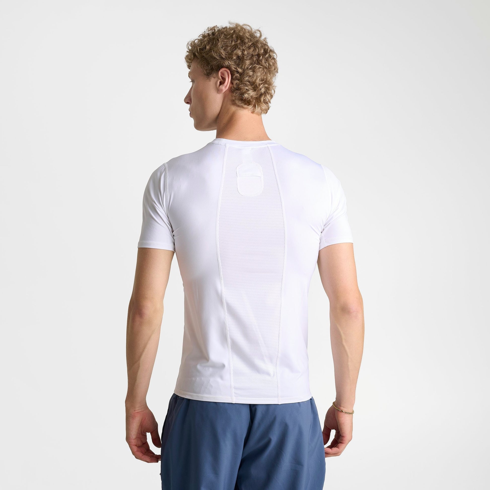 Men's New Balance Pace Compression Training T-Shirt - White