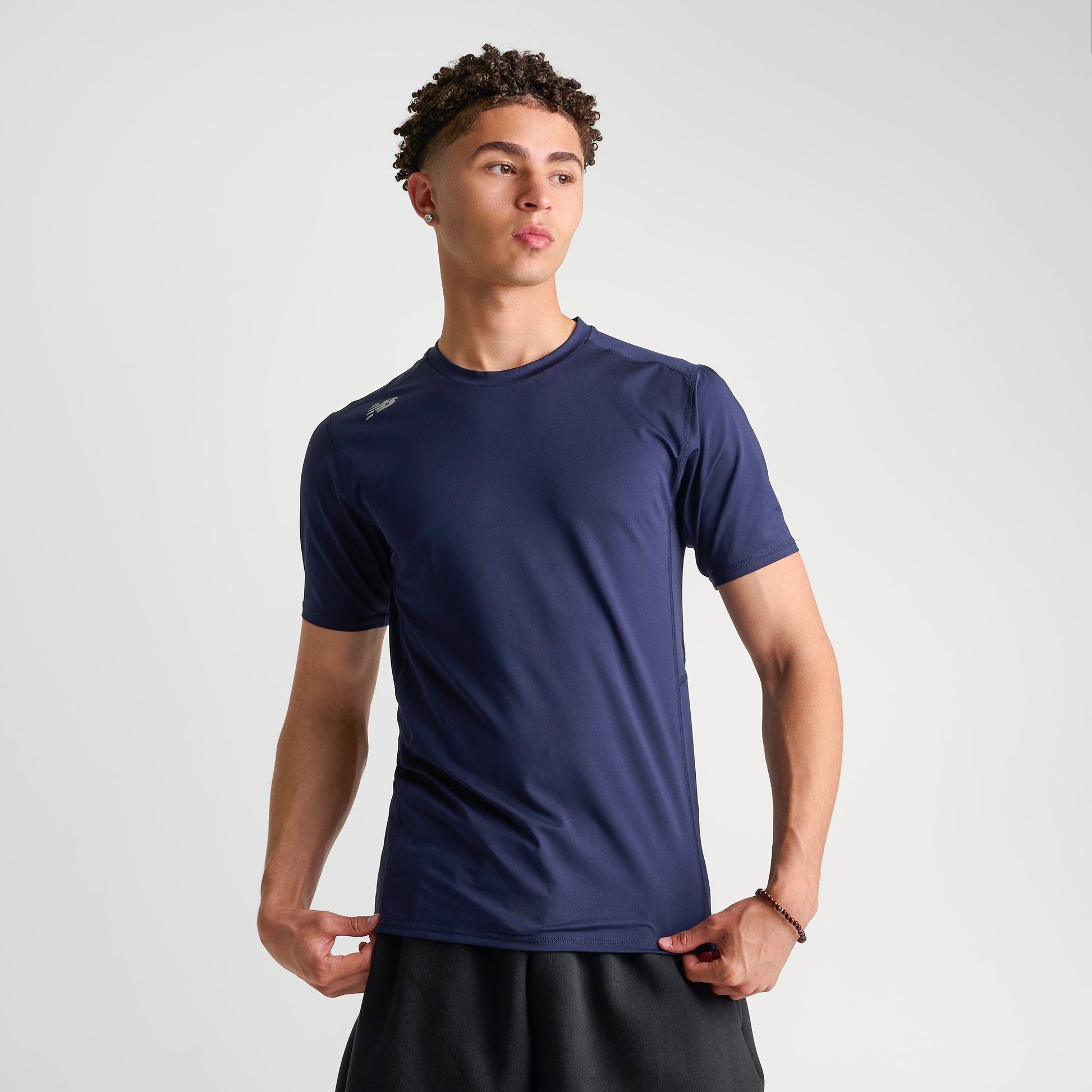 Men's New Balance Pace Compression Training T-Shirt - Navy