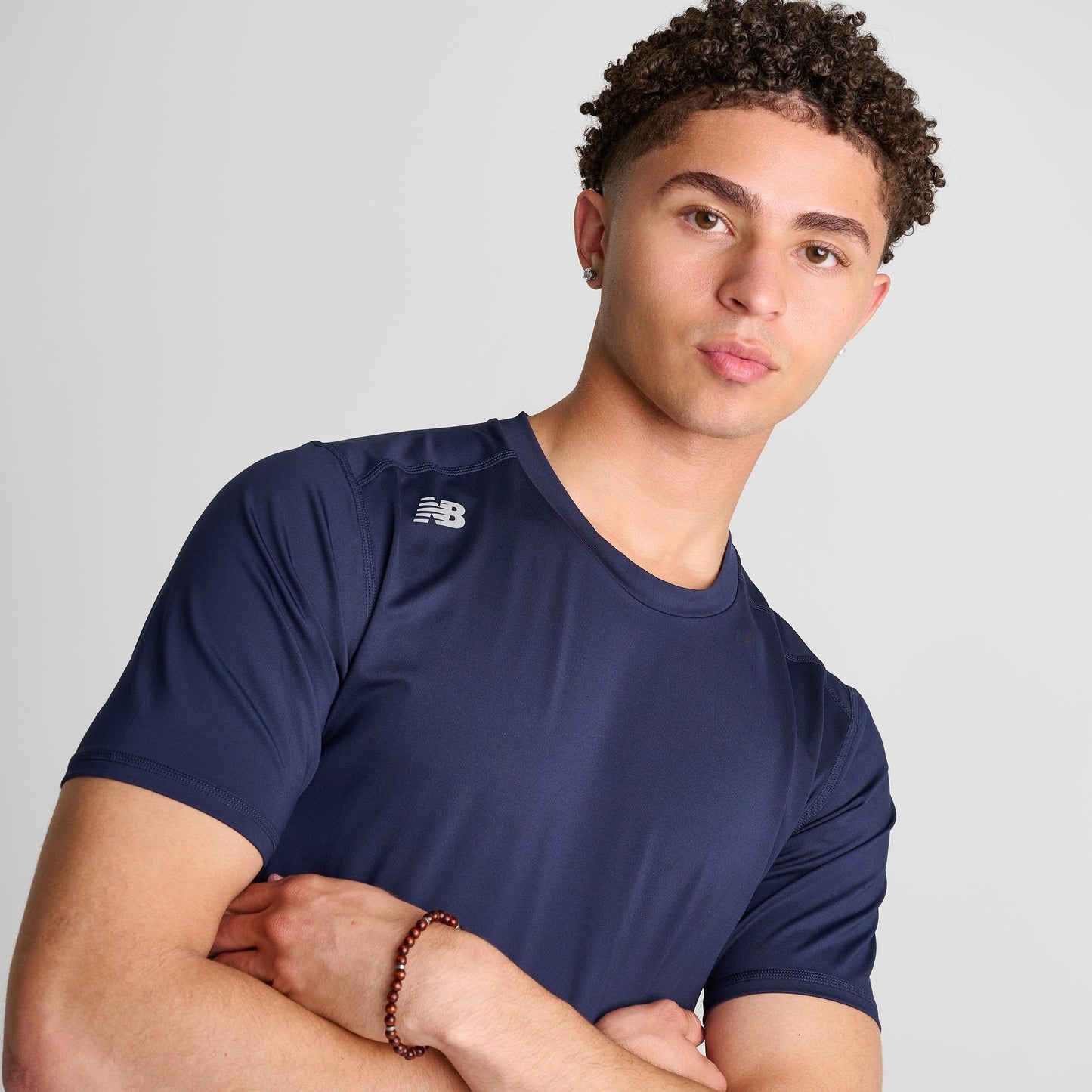 Men's New Balance Pace Compression Training T-Shirt - Navy