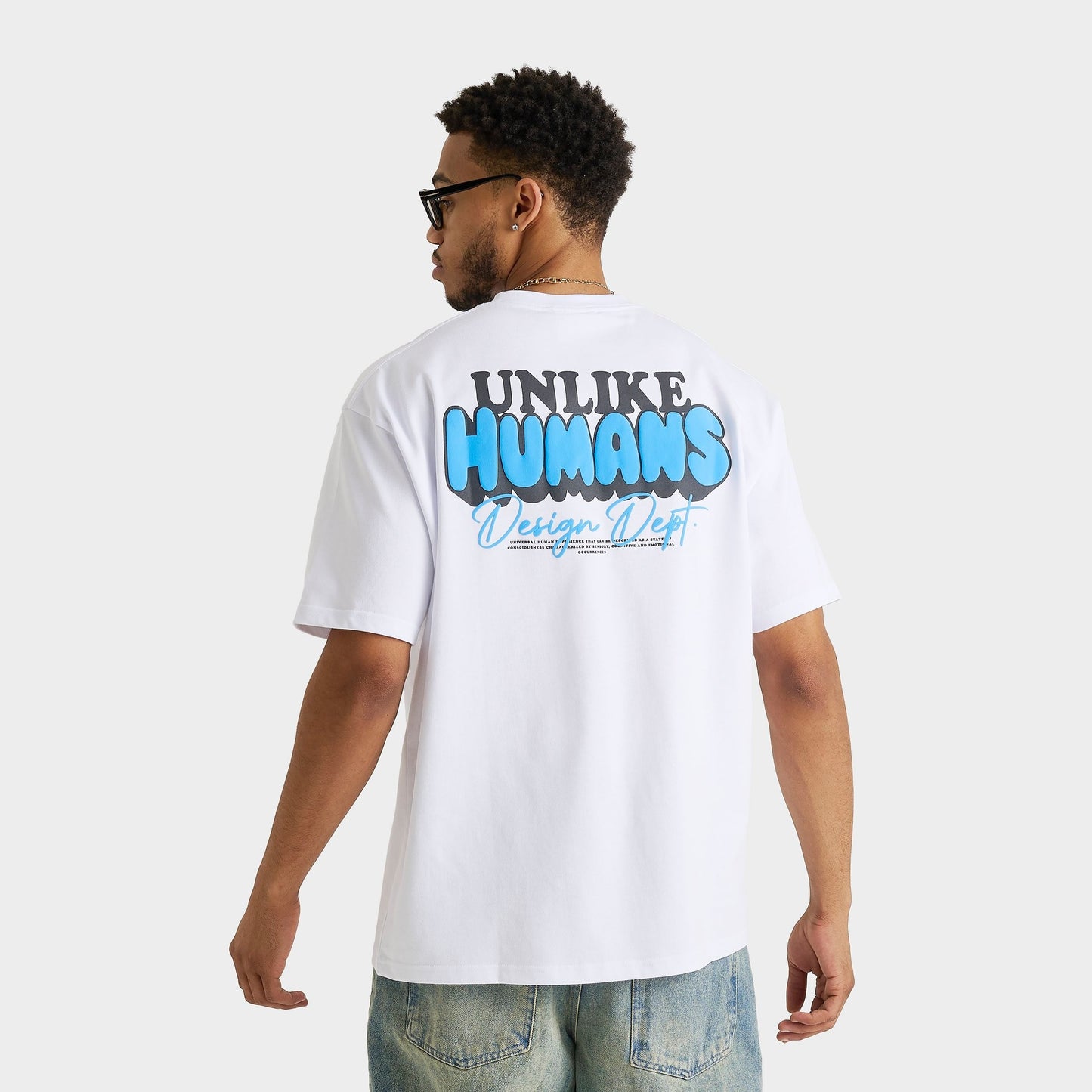 Men's Unlike Humans Design Dept T-Shirt - White