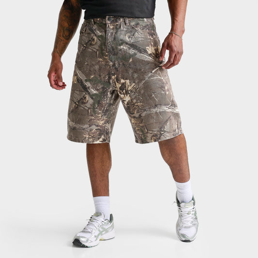 Men's Unlike Humans Savis Camo Denim Shorts - Camo