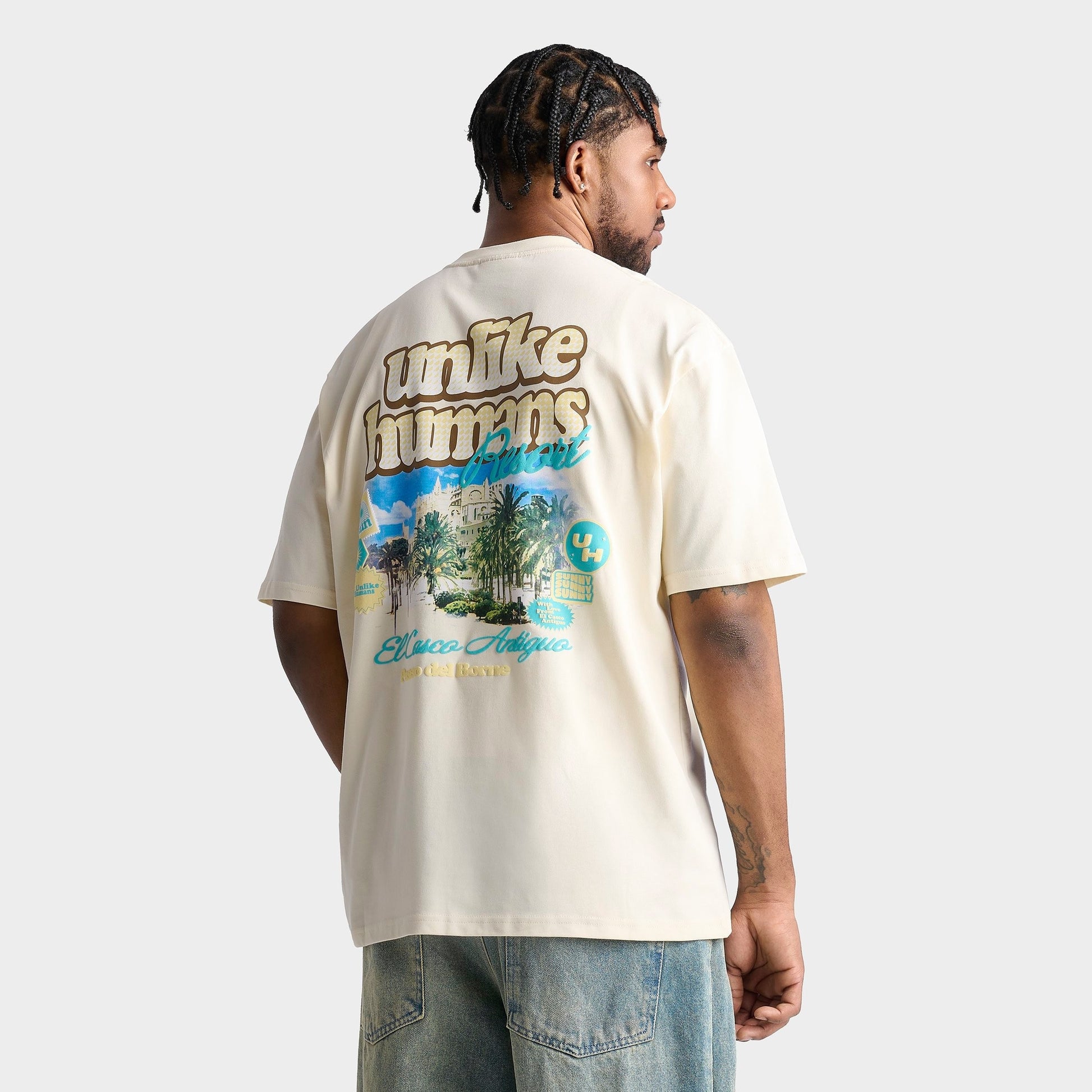 Men's Unlike Humans Resort T-Shirt - Cream