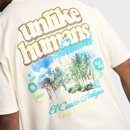 Men's Unlike Humans Resort T-Shirt - Cream