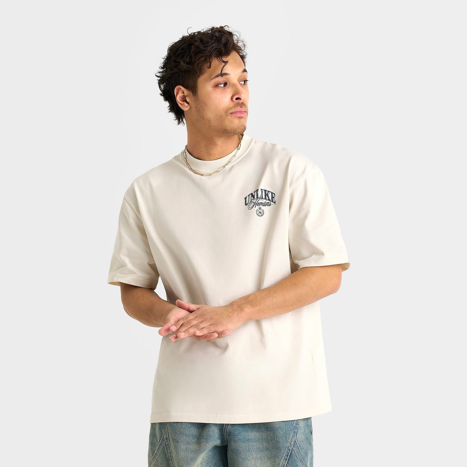 Men's Unlike Humans Motor Graphic T-Shirt - Off White