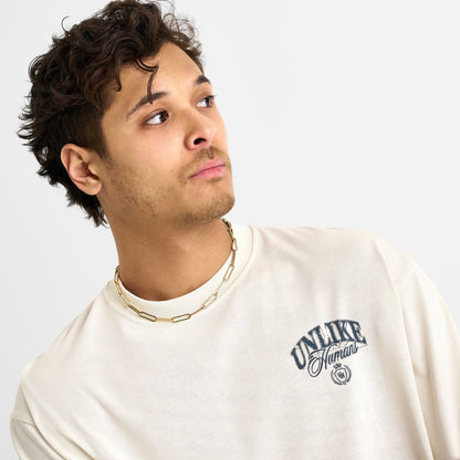 Men's Unlike Humans Motor Graphic T-Shirt - Off White