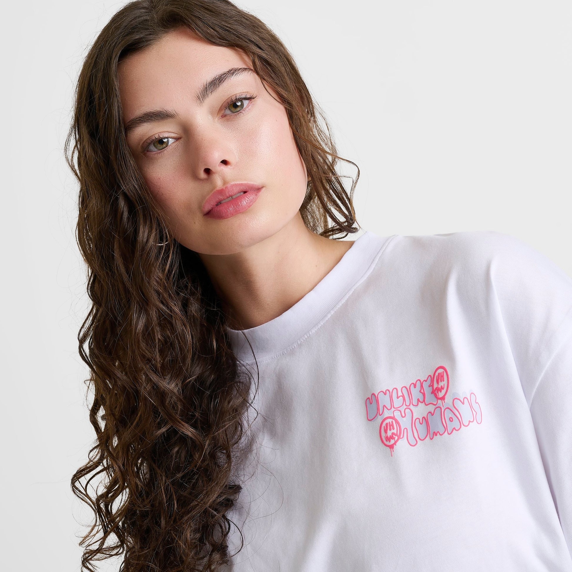 Women's Unlike Humans Better Late Than Never T-Shirt - White