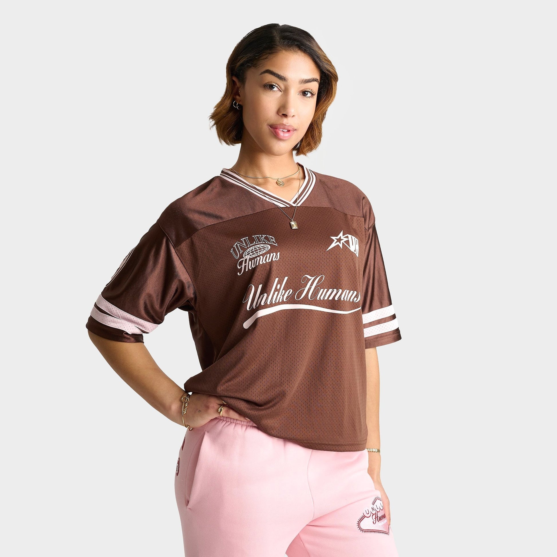 Women's Unlike Humans League Jersey - Chestnut