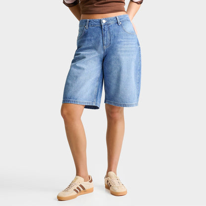 Women's Unlike Humans Denim Jorts - Mid Wash