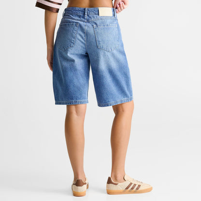 Women's Unlike Humans Denim Jorts - Mid Wash