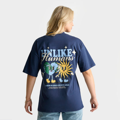 Women's Unlike Humans Sun Earth Graphic T-Shirt - Naval Academy