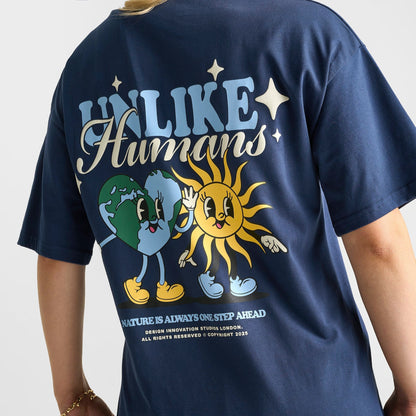 Women's Unlike Humans Sun Earth Graphic T-Shirt - Naval Academy