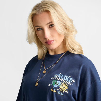 Women's Unlike Humans Sun Earth Graphic T-Shirt - Naval Academy