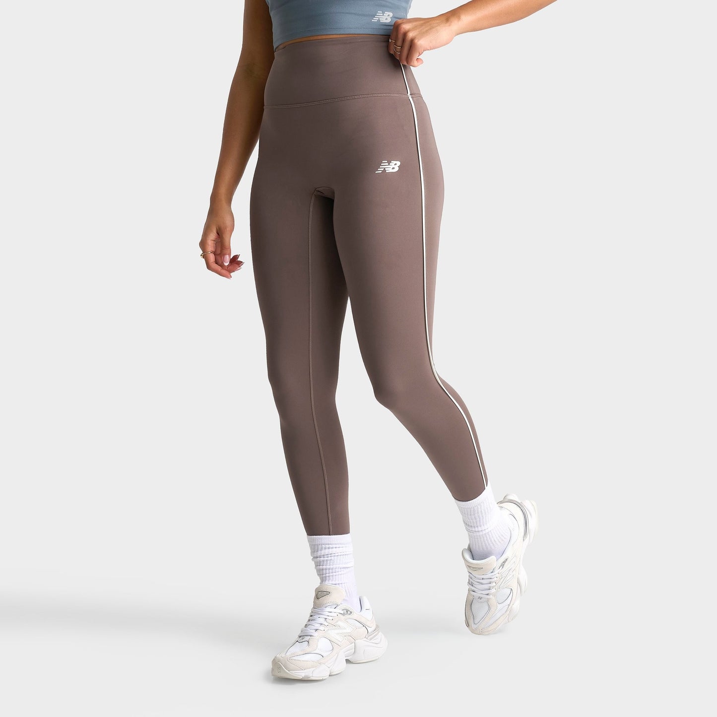 Women's New Balance Piped Training Leggings - Cortado