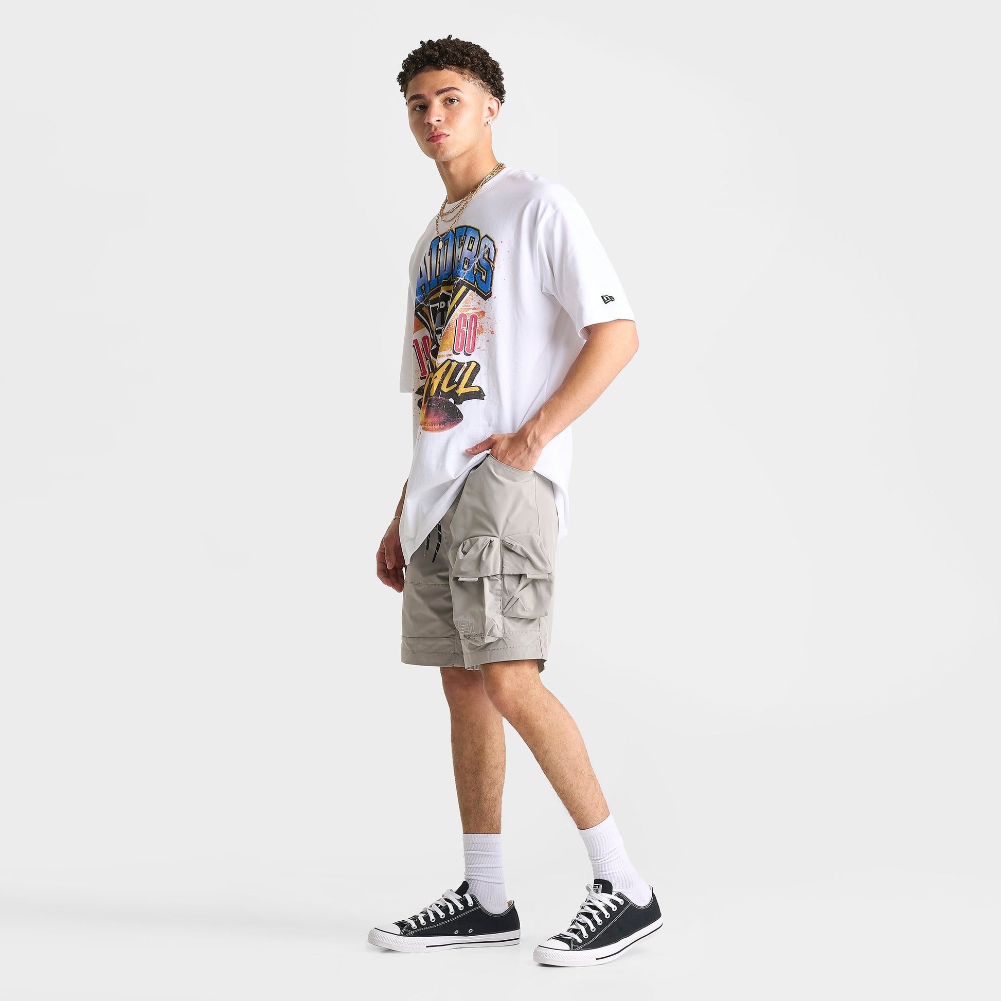 Men's Smoke Rise Nylon Cargo Shorts - Light Grey
