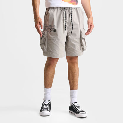 Men's Smoke Rise Nylon Cargo Shorts - Light Grey