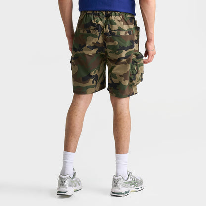 Men's Smoke Rise Nylon Cargo Shorts - Wood Camo