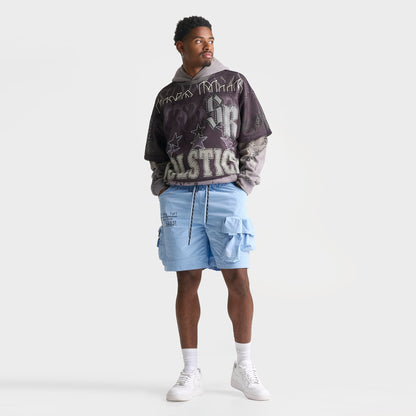 Men's Smoke Rise Nylon Cargo Shorts - Alaskan Blue