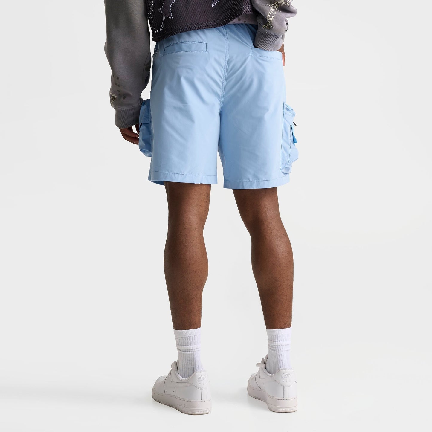 Men's Smoke Rise Nylon Cargo Shorts - Alaskan Blue