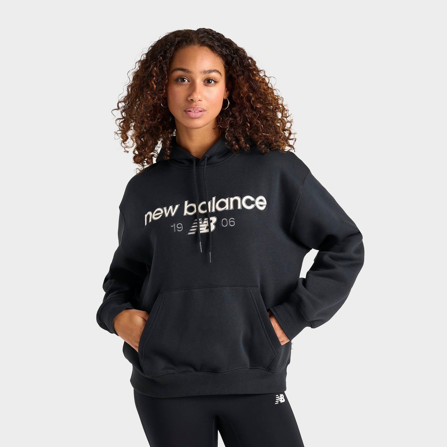 Women's New Balance 1906 Pullover Hoodie - Black